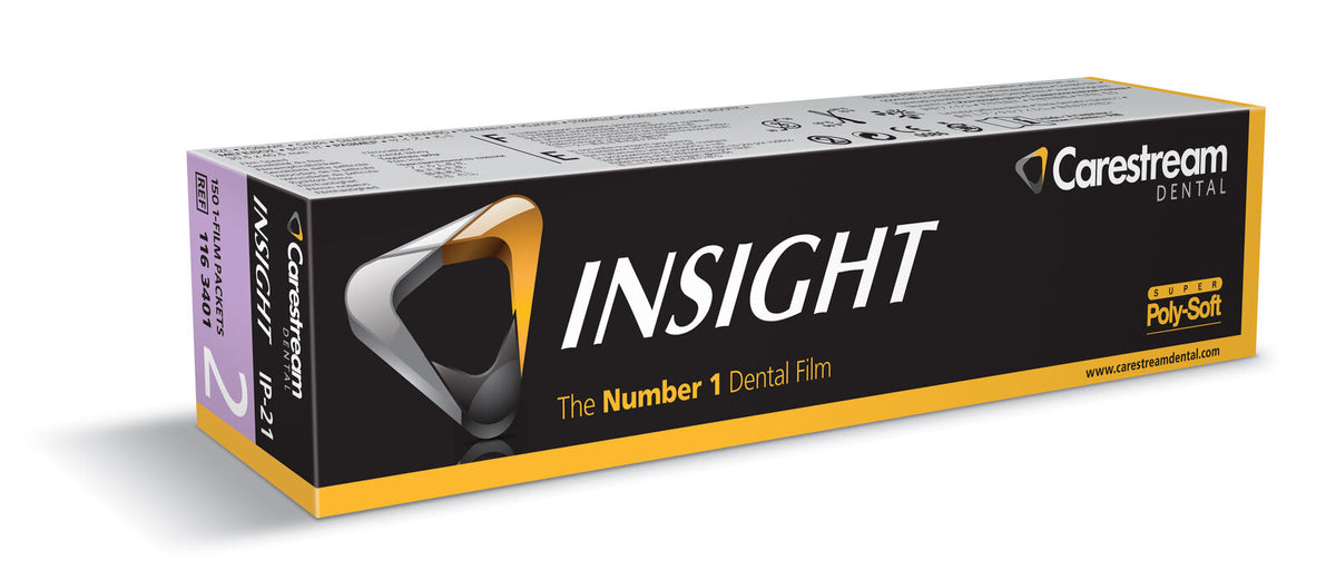 CARESTREAM IP-21 Insight formato 31 x 41 mm confezione da 150 pellicole codice 1163401