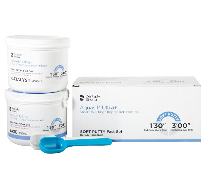 DENTSPLY AQUASIL ULTRA+ PUTTY SOFT 450 ml + 450 ml