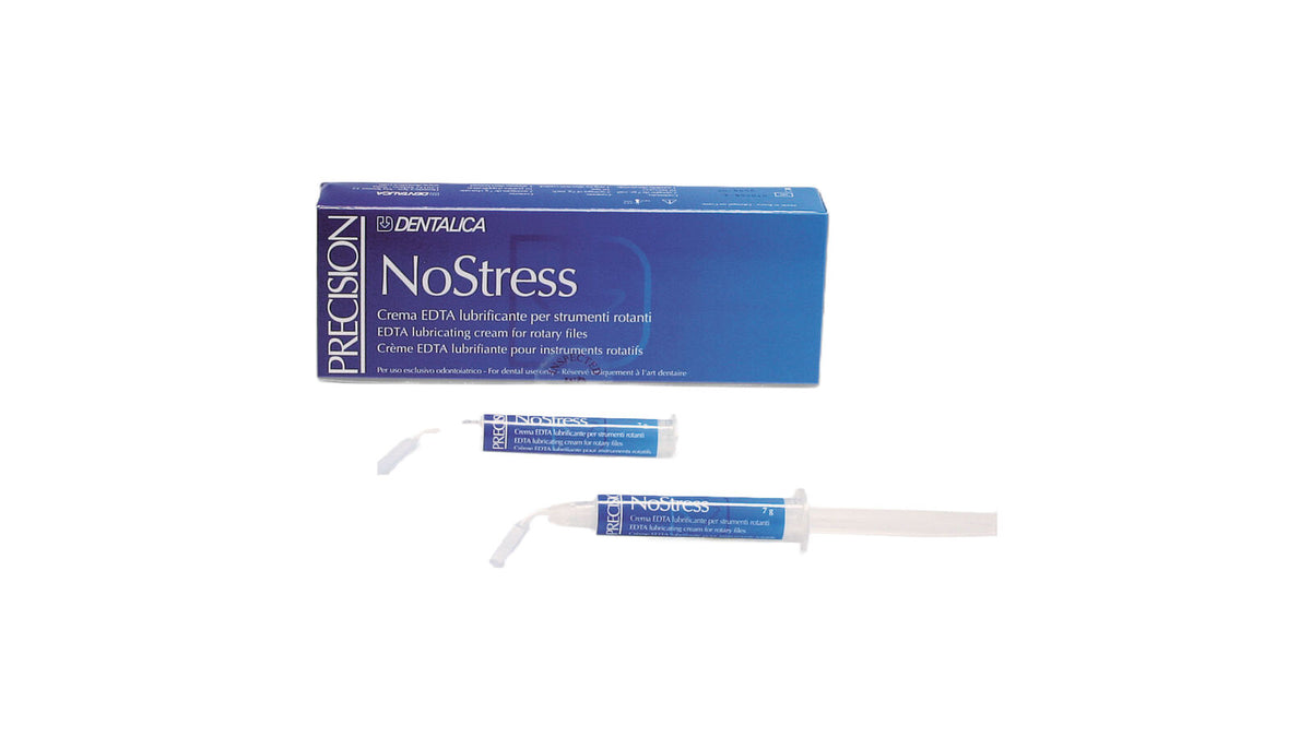DENTALICA PRECISION NoStress crema EDTA per trattamenti canalari confezione e siringhe codice PR0073NST