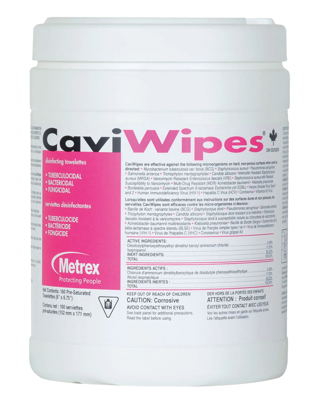 KERR HAWE CAVIWIPES barattolo 160 fazzoletti