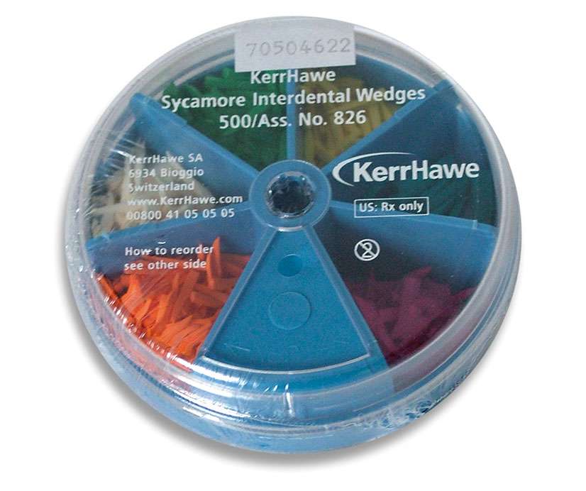 KERR HAWE CUNEI INTERDENTALI dispenser 500 pezzi assortiti