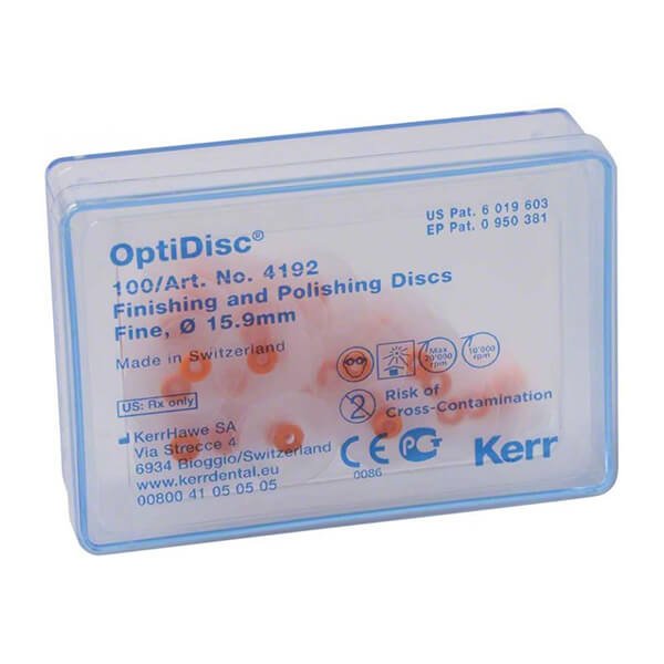 KERR HAWE OPTIDISC 15,9 fine 100 dischi