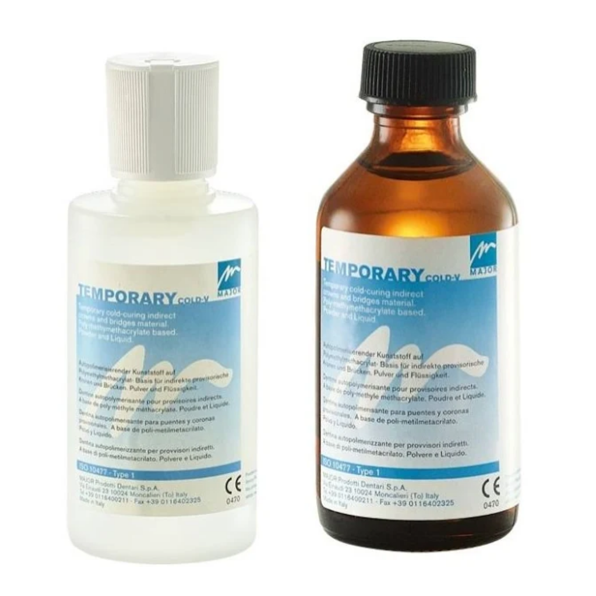 MAJOR TEMPORARY COLD V dentin resina per provvisori 100 g