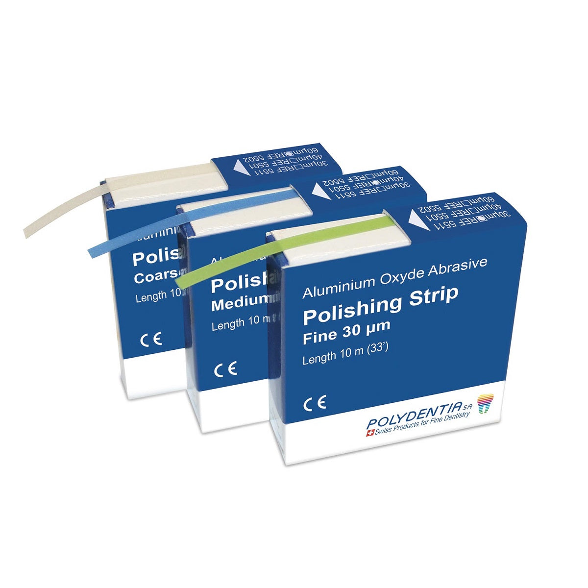 POLYDENTIA POLISHING STRIPS 60 my