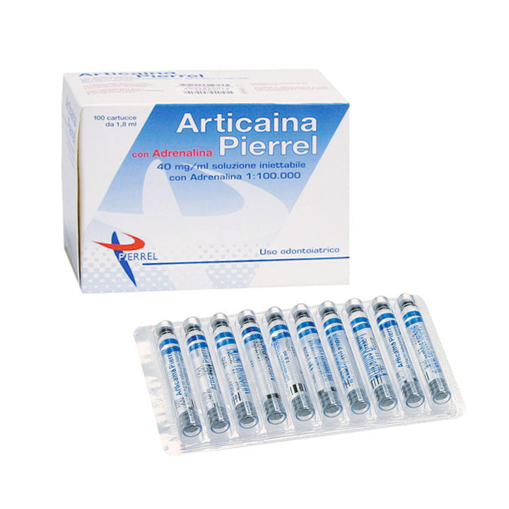 ARTICAINA 1:100000 C/ADRENALINA 4% - 100x1,8ml