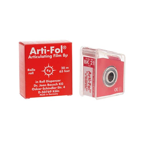 BAUSCH ARTI-FOL BK21 rosso 8 micron in dispensatore