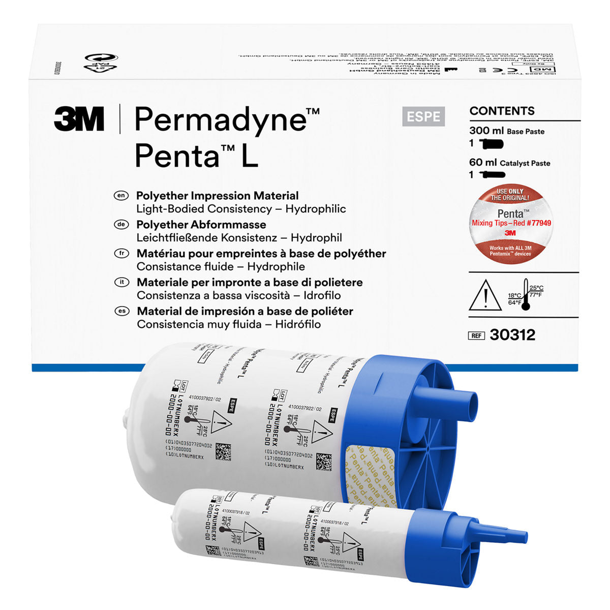 3M PERMADYNE PENTA L 1 base + 1 catalizzatore