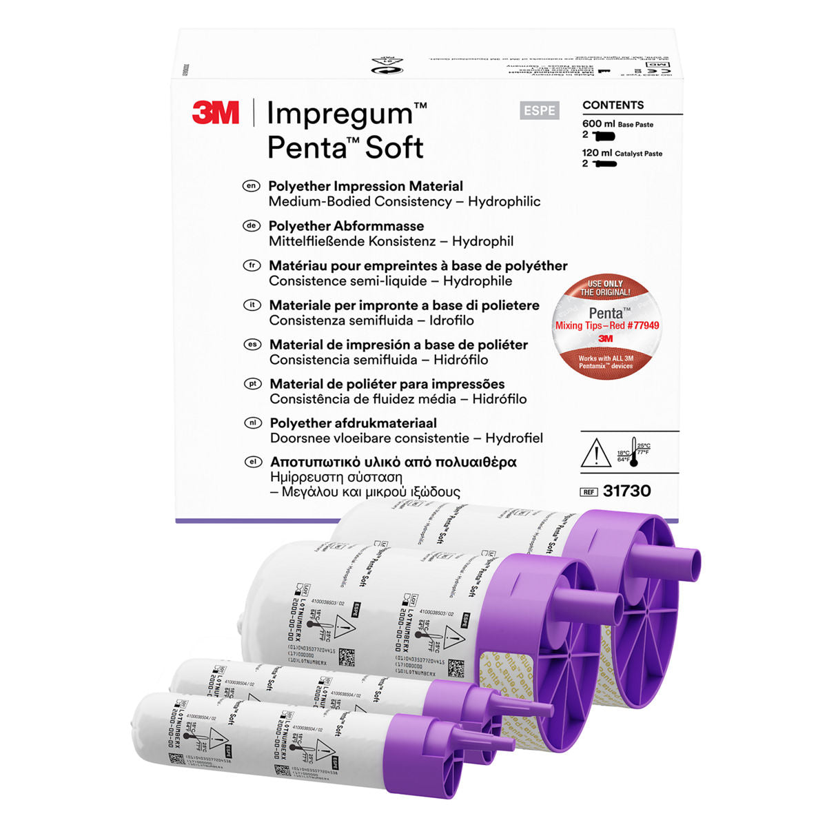 3M IMPREGUM PENTA SOFT 2 paste + 2 catalizzatori - codice 31730