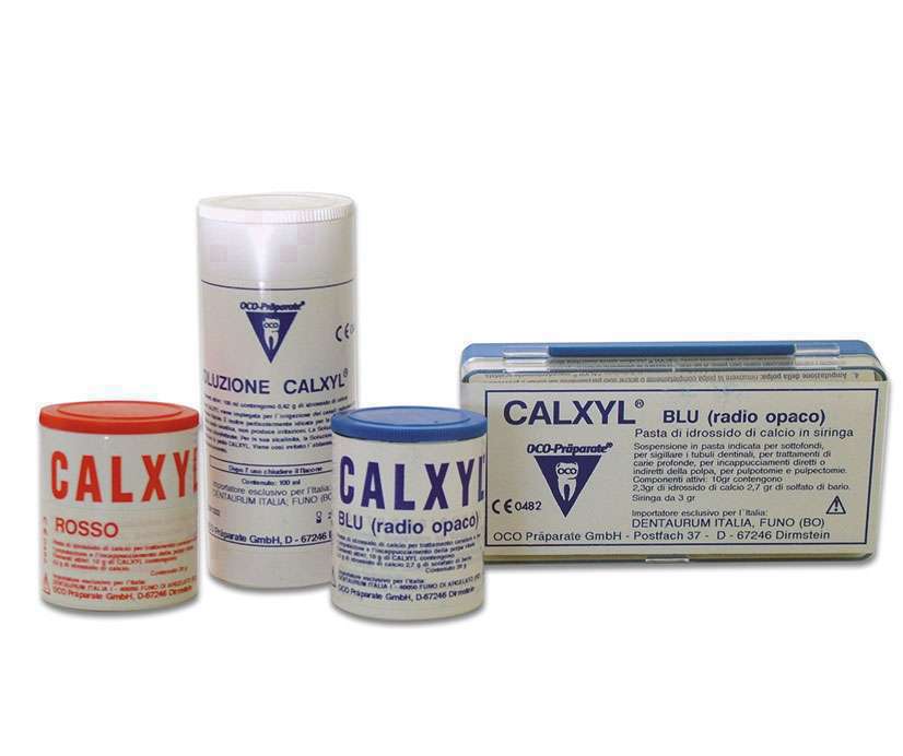 Foto illustrativa assortimento CALXYL; articolo venduto DENTAURUM CALXYL soluzione 100 ml codice 999-910-20