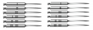 Foto illustrativa alesatori DENTATUS corti e lunghi; articolo venduto RUB assortimento lungo misure 1-6