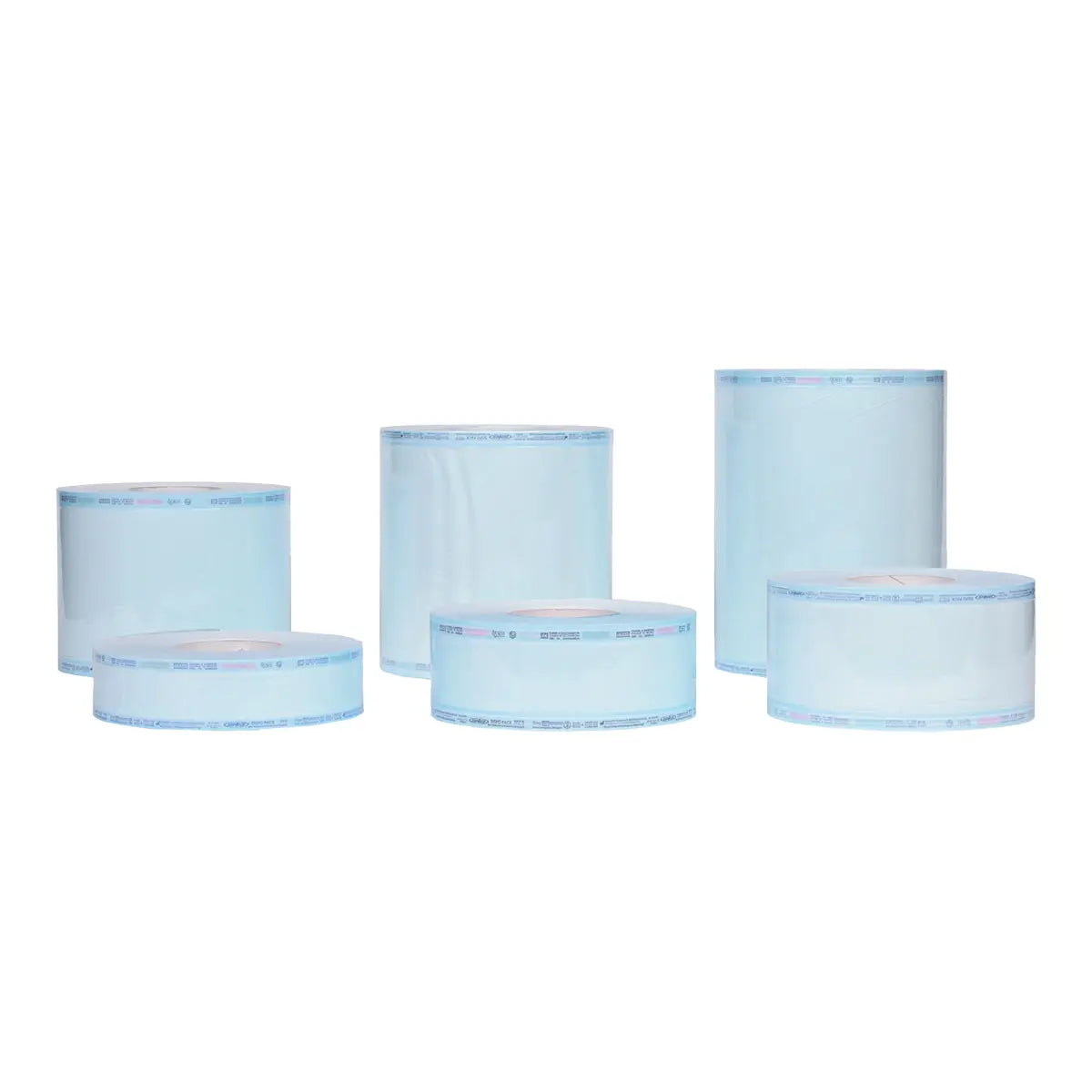 Immagine illustrativa della linea DISPOPACK con rotoli di misure assortite - articolo venduto DISPOTECH DISPOPACK rotolo sterilizzazione 250 mm x 200 m
