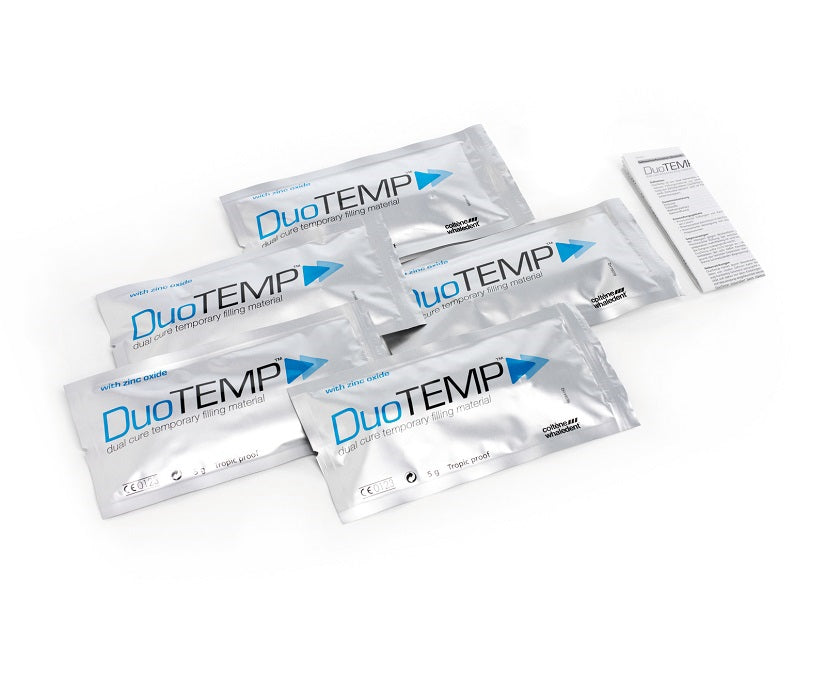 COLTENE DUO TEMP confezione con cinque siringhe in buste individuali codice 7090