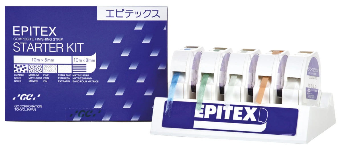 Foto illustrativa starter kit EPITEX con grane assortite; venduto un solo ricambio da 10 m: EPITEX 10 m rosso x-fine. Kit non incluso