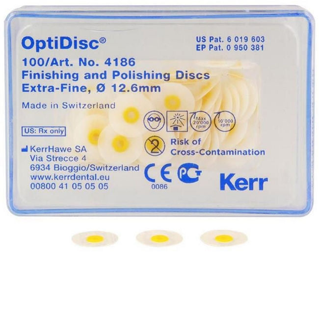 KERR HAWE OPTIDISC 12,6 extrafine 100 dischi