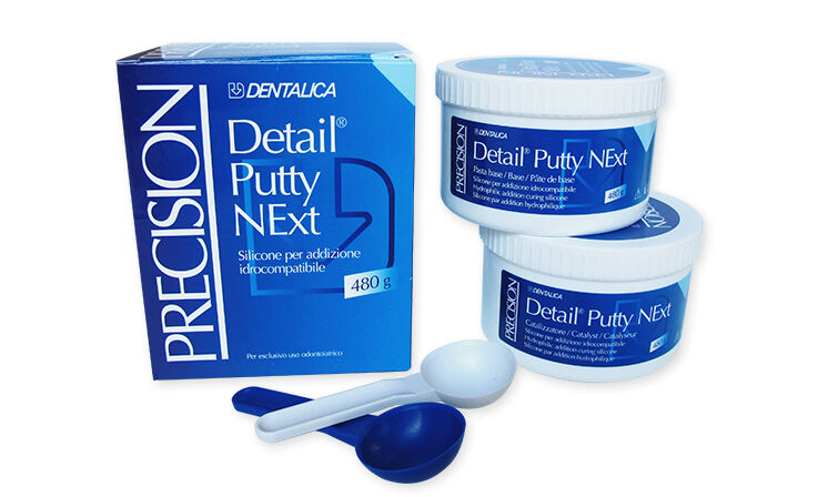 DENTALICA PRECISION DETAIL PUTTY NEXT normal set 2 x 480 g codice PR0020PNE