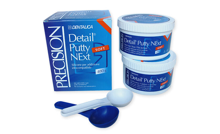 DENTALICA PRECISION DETAIL PUTTY NEXT soft 2 x 480 g codice PR0020PNS