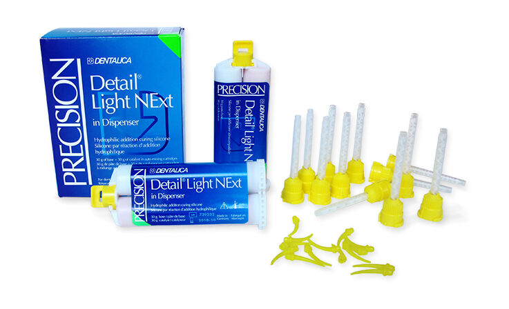 DENTALICA PRECISION DETAIL LIGHT 2 x 50 ml e 12 puntali codice PR0021LNE